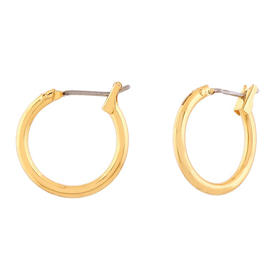 Estele Gold Plated Trendy Circular Hoop Earrings for Women