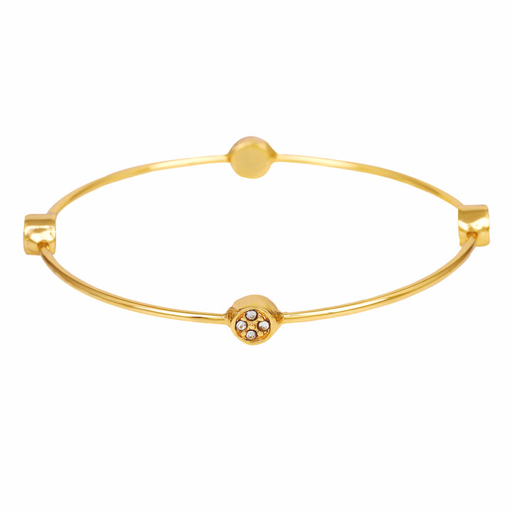 Estele White Austrian Crystal Stone Bracelet for women