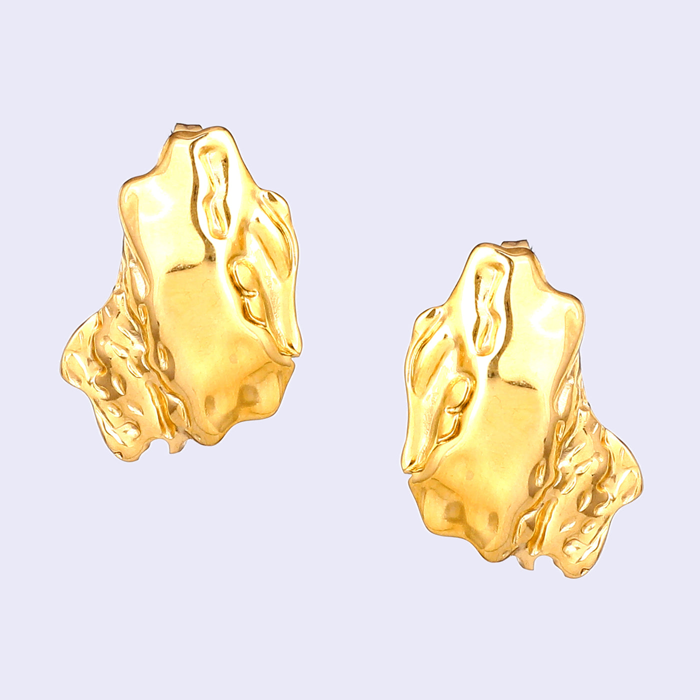 Estele Gold Plated Stylish Semi-Luxury Demifine Stud Earrings for Girls and women