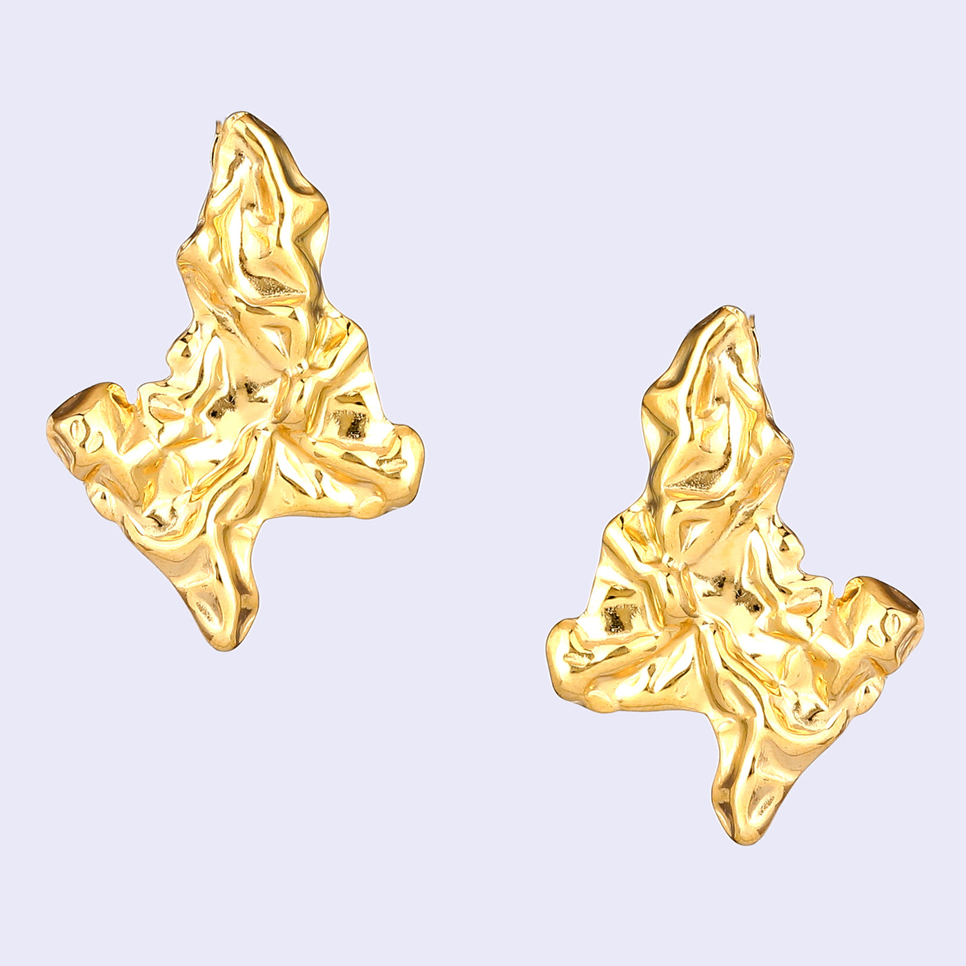 Estele Gold Plated Modern & Fancy Demifine Stud Earrings for Women