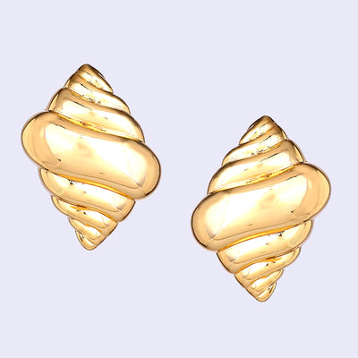 Estele Gold Plated Stylish Demifine Stud Earrings for Girls and Women