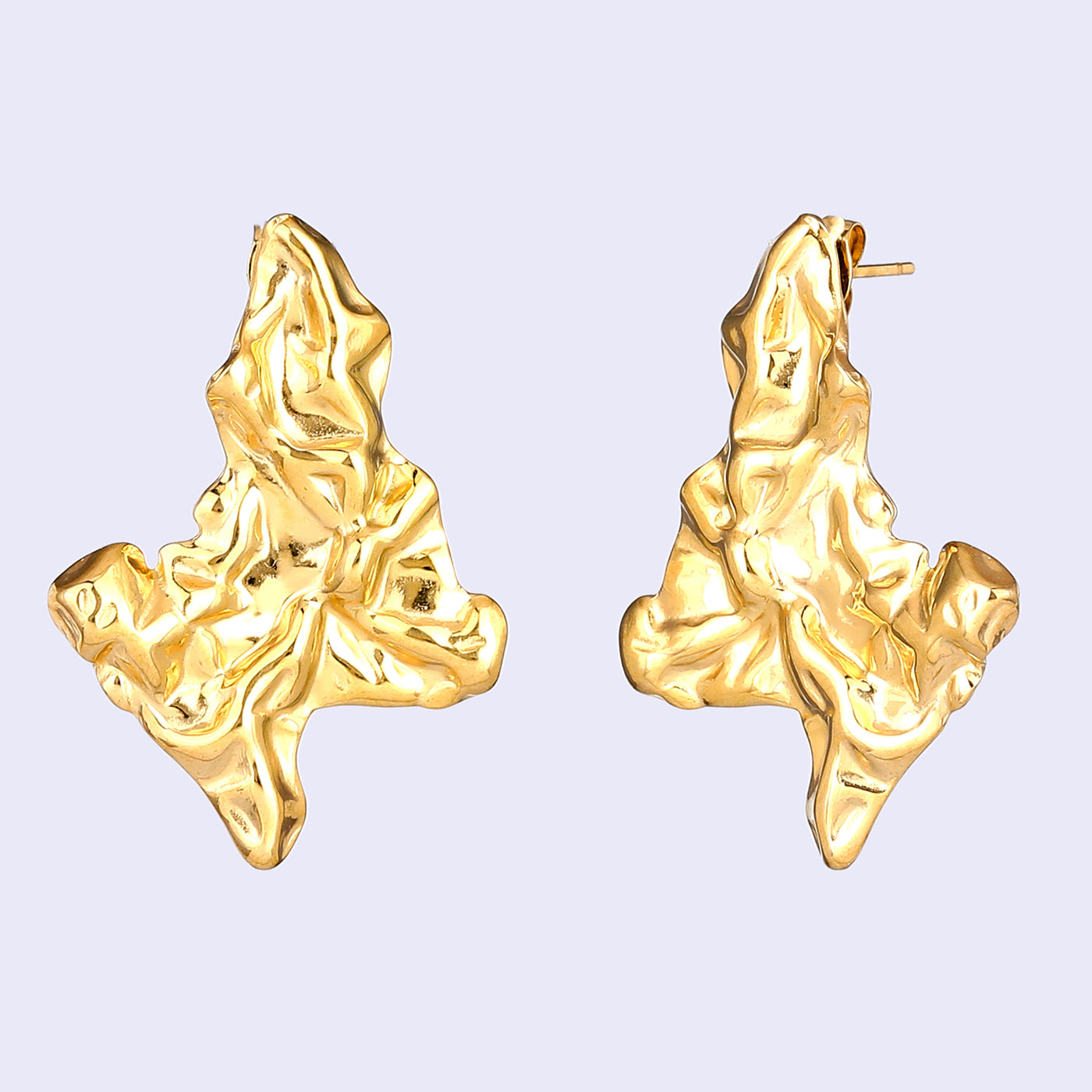 Estele Gold Plated Modern & Fancy Demifine Stud Earrings for Women