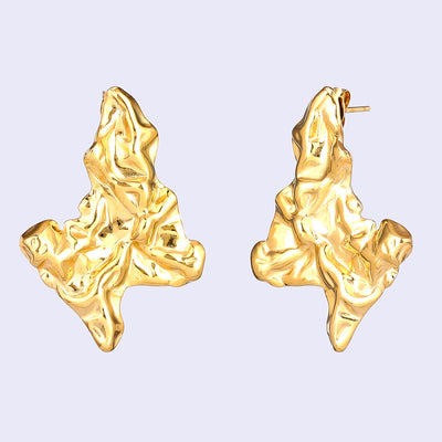 Estele Gold Plated Modern & Fancy Demifine Stud Earrings for Women