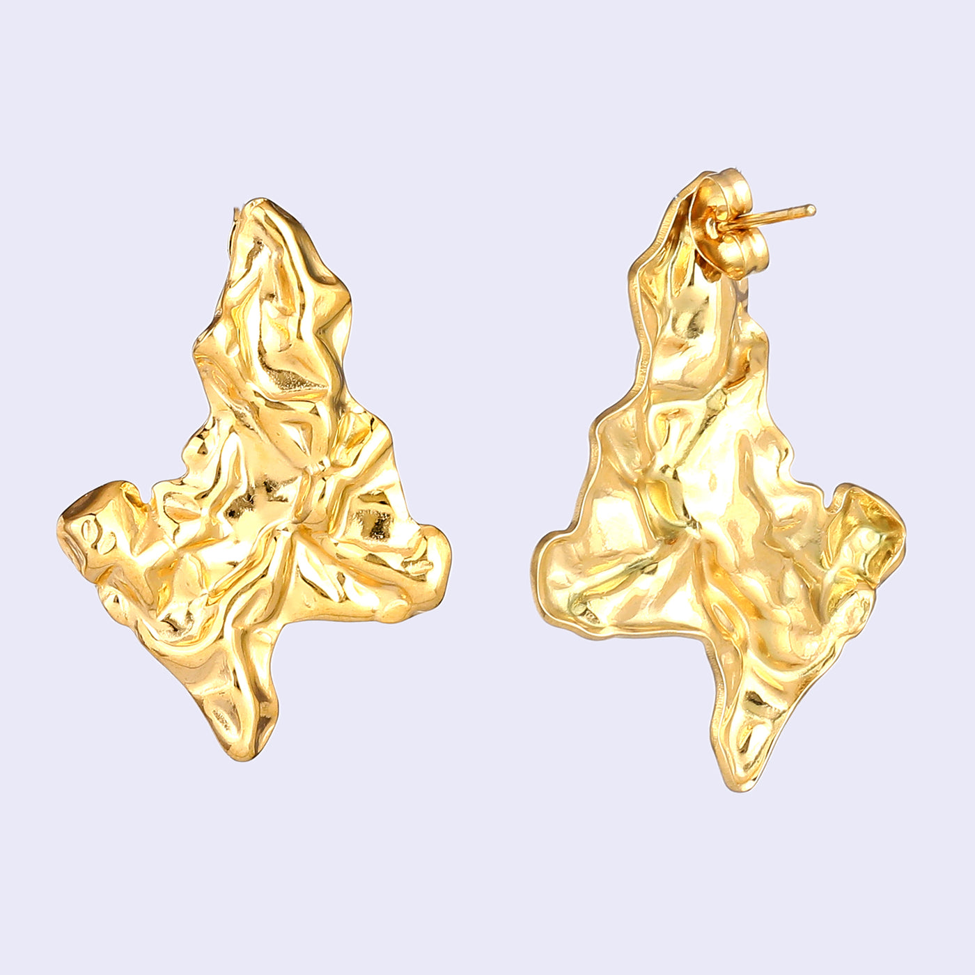 Estele Gold Plated Modern & Fancy Demifine Stud Earrings for Women