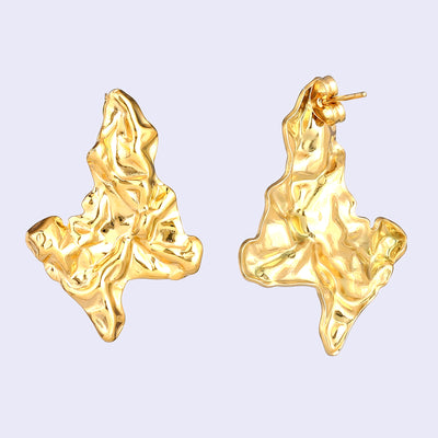 Estele Gold Plated Modern & Fancy Demifine Stud Earrings for Women