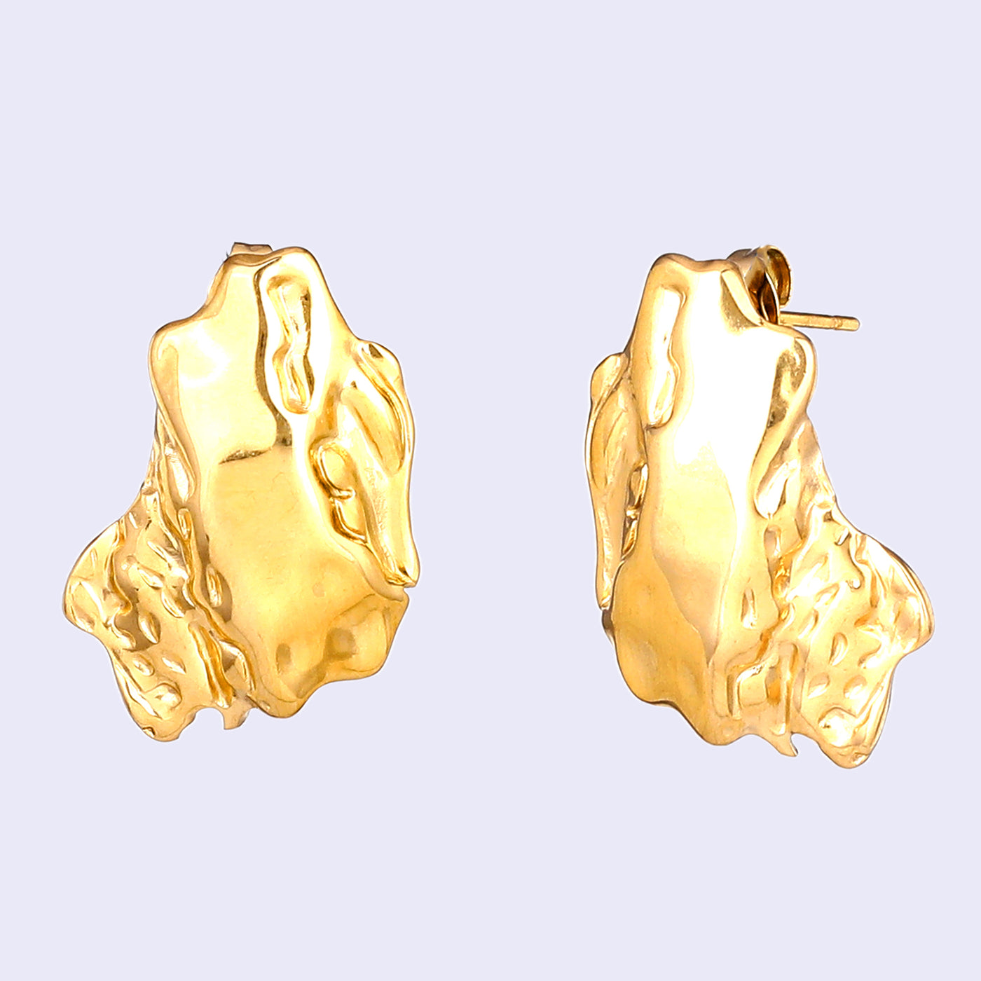 Estele Gold Plated Stylish Semi-Luxury Demifine Stud Earrings for Girls and women