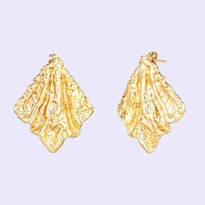 Estele Gold Plated Modern Fashionable & Fancy Demifine Stud Earrings for Girls and women