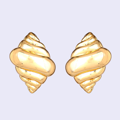 Estele Gold Plated Stylish Demifine Stud Earrings for Girls and Women