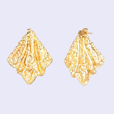 Estele Gold Plated Modern Fashionable & Fancy Demifine Stud Earrings for Girls and women