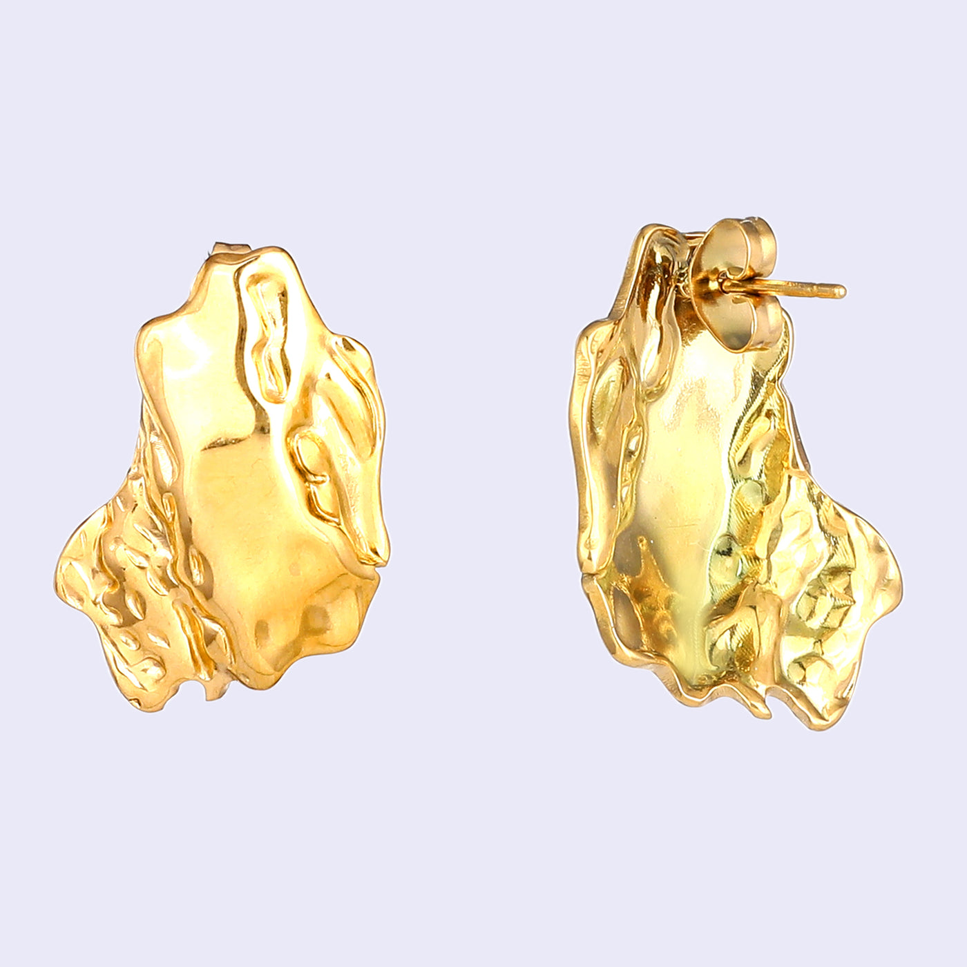 Estele Gold Plated Stylish Semi-Luxury Demifine Stud Earrings for Girls and women