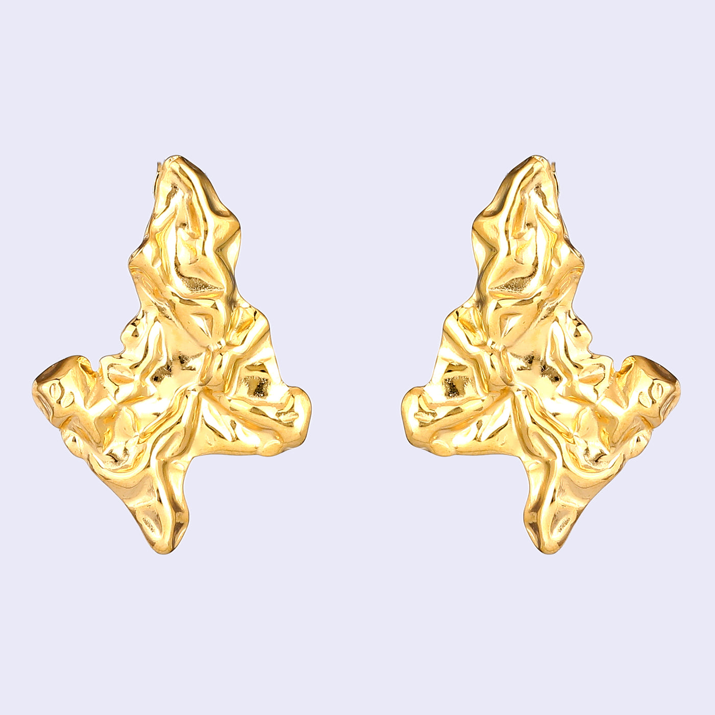 Estele Gold Plated Modern & Fancy Demifine Stud Earrings for Women