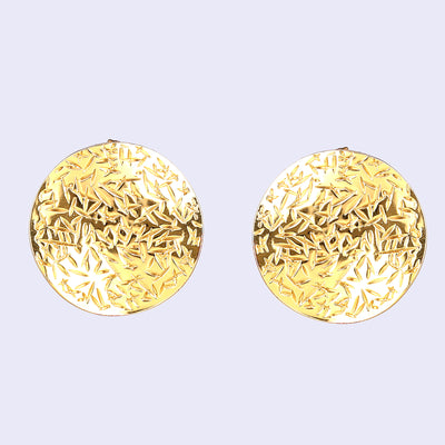 Estele Gold Plated Stylish Luxe-Inspired Demifine Stud Earrings for Women