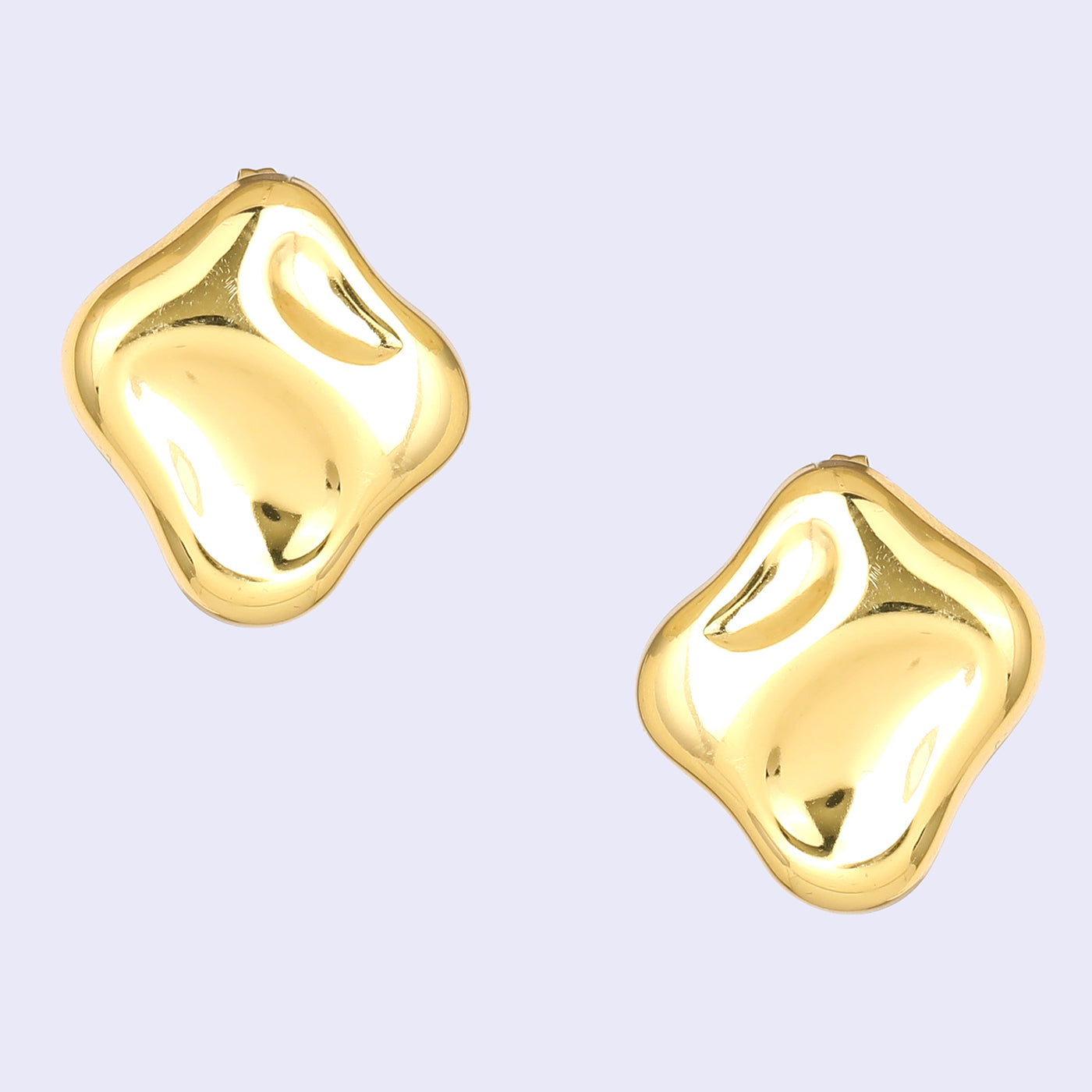 Estele Gold Plated Modern & Fancy Demifine Stud Earrings for Girls and Women