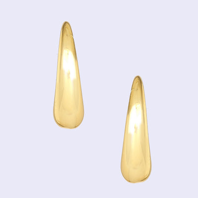 Estele Gold Plated Modern Luxe-Inspired Demifine Stud Earrings for Women and Girls