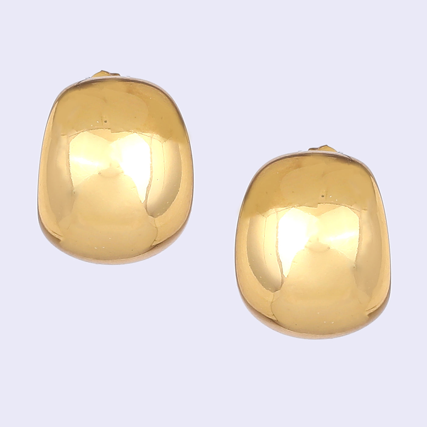 Estele Gold Plated Fashionable Demifine Statement Stud Earrings for Girls and Women