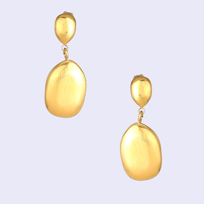 Estele Gold Plated Stylish & Graceful Demifine Drop Earrings for Girls and Women