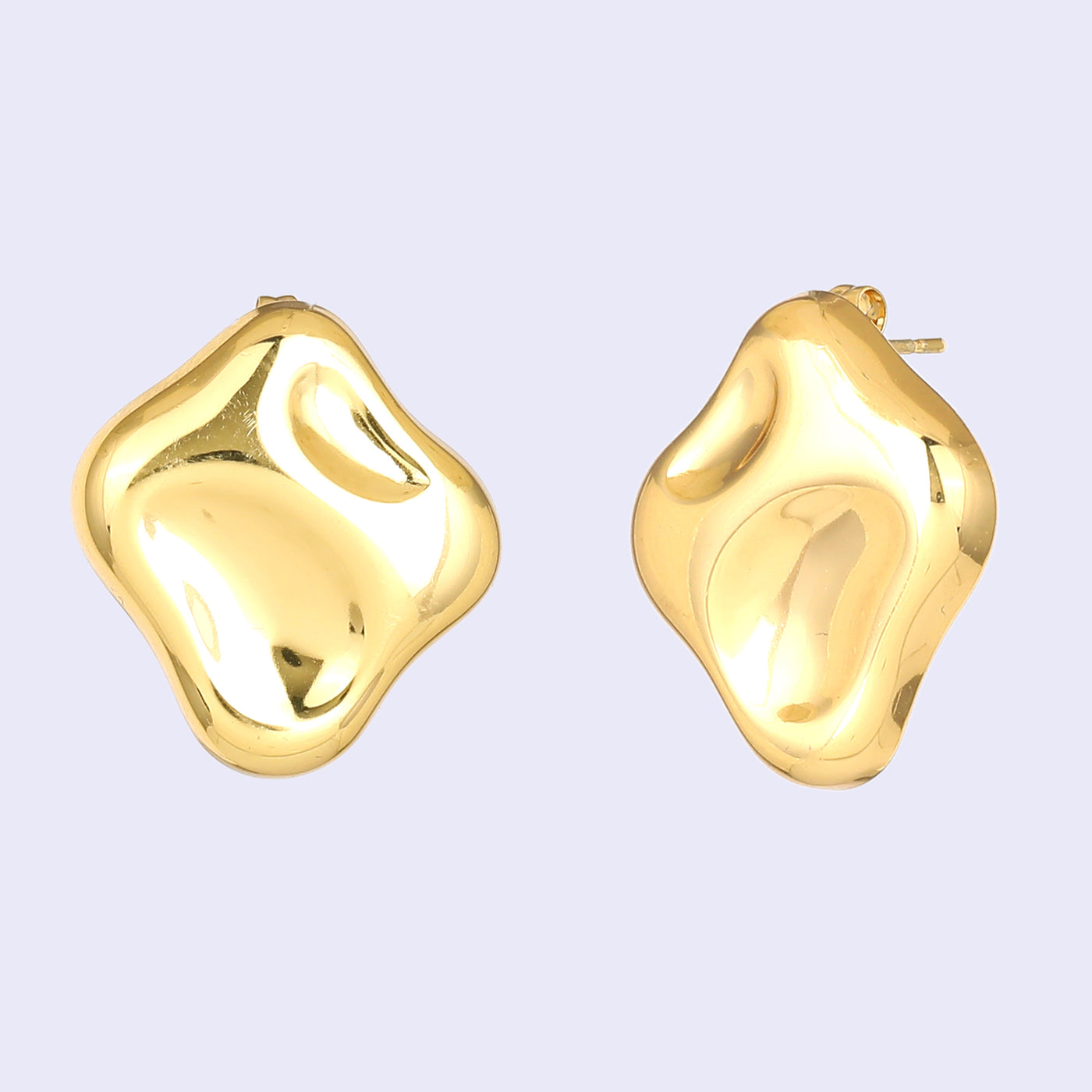 Estele Gold Plated Modern & Fancy Demifine Stud Earrings for Girls and Women