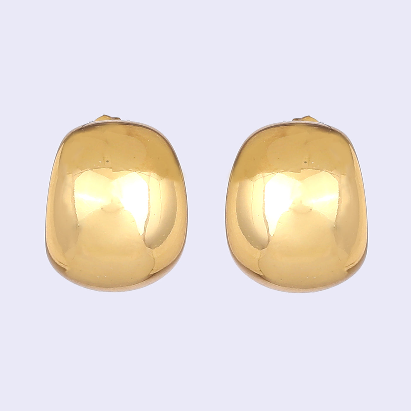 Estele Gold Plated Fashionable Demifine Statement Stud Earrings for Girls and Women