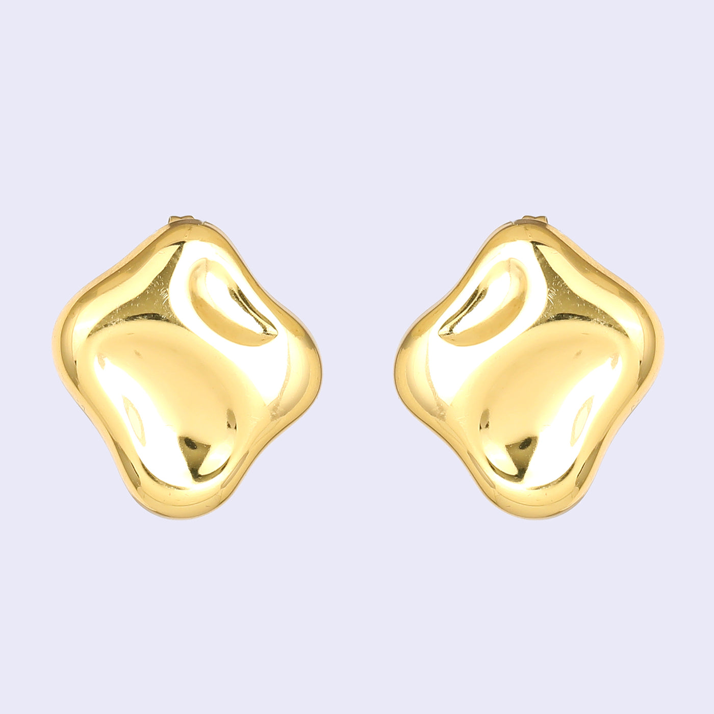 Estele Gold Plated Modern & Fancy Demifine Stud Earrings for Girls and Women