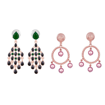 Estele Valentines Day Gift For Girlfriend/Her Chandelier Earrings for women & Girls