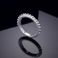 Estele Rhodium Plated Stunning Finger Ring for Women