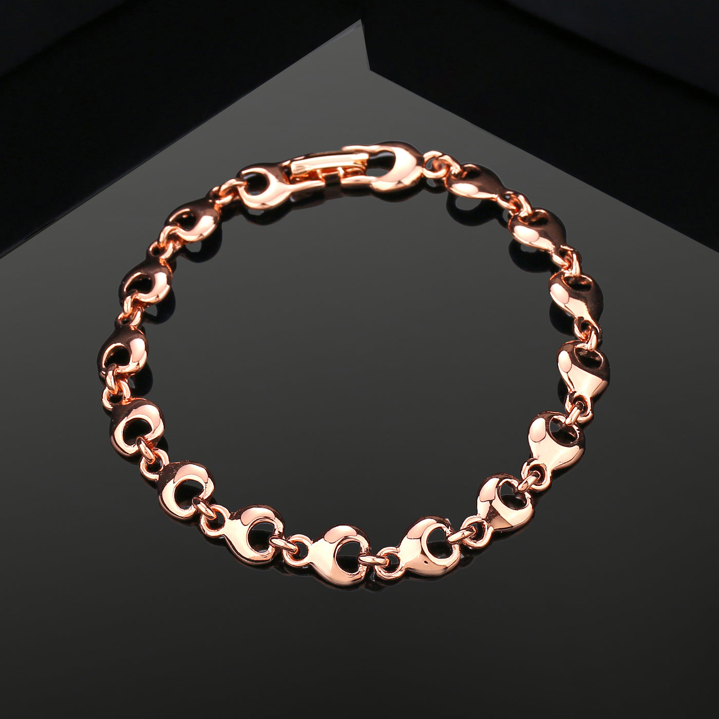 Estele Rose Gold Plated Elegant Designer Bracelet for Women