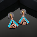 Estele Rose Gold Plated Glorious Designer Earrings for Women