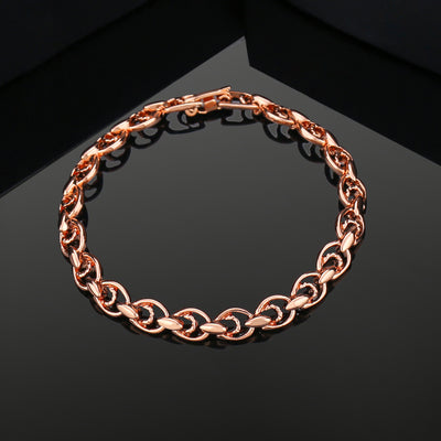 Estele Rose Gold Plated Hula Loop Bracelet for Women