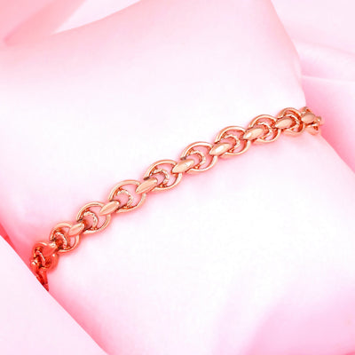 Estele Rose Gold Plated Hula Loop Bracelet for Women