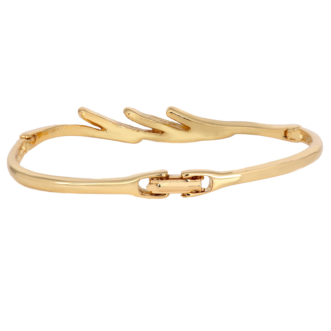 Estele - gold plated 3 Strike Designer Diamond Bracelet for Women