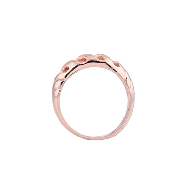 Estele Rose Gold Plated Stunning Finger Ring for Women
