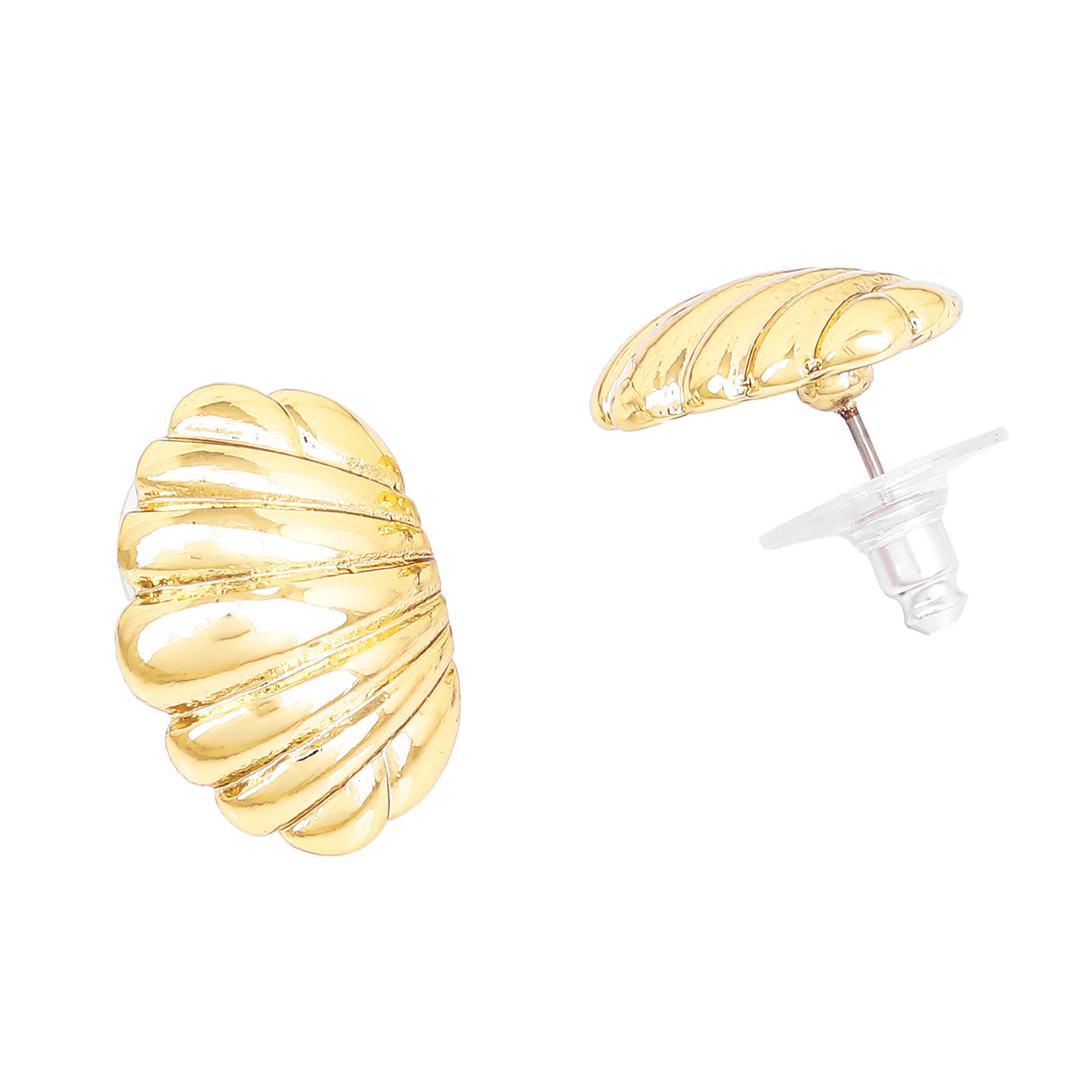Leaf Gold stud Earrings