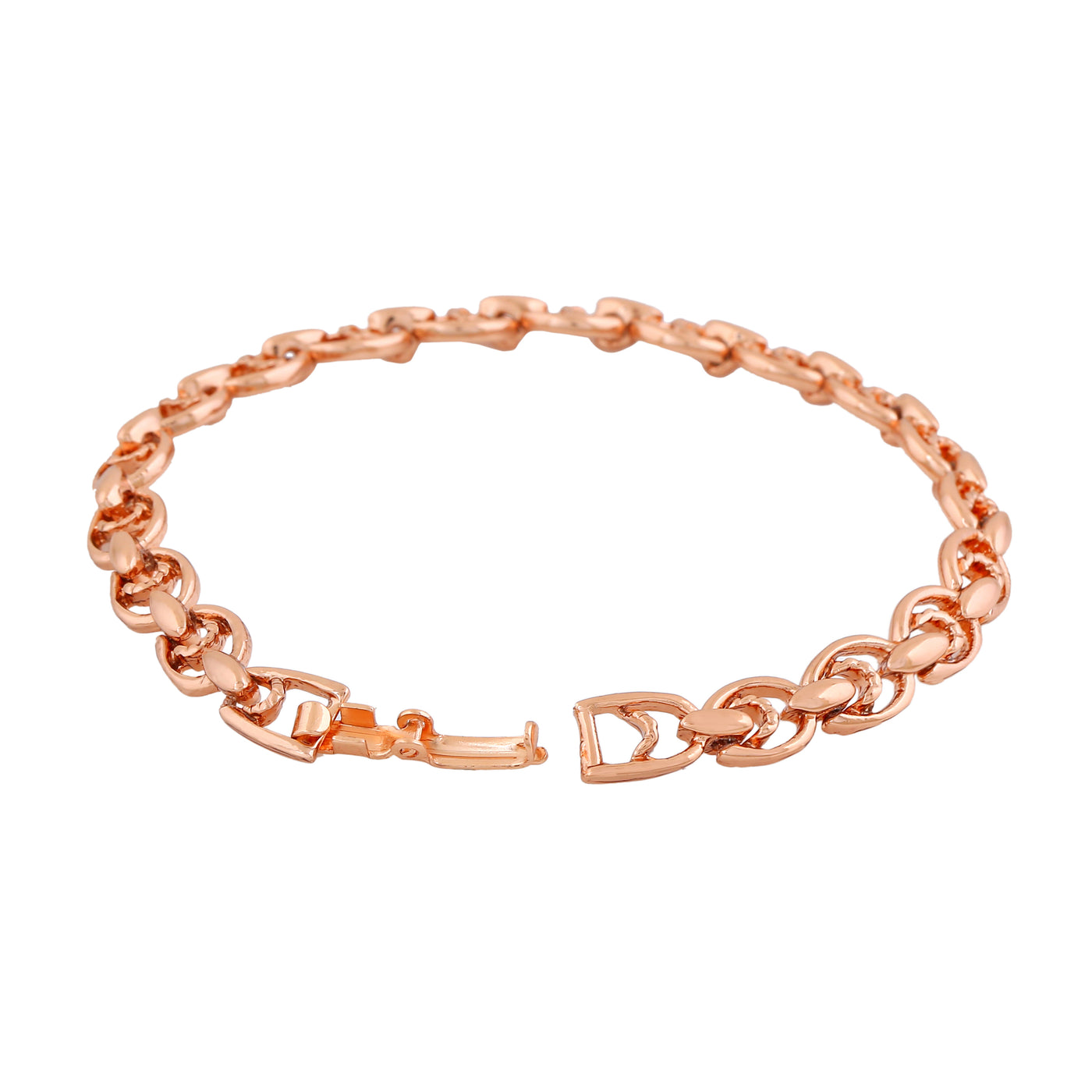 Estele Rose Gold Plated Hula Loop Bracelet for Women