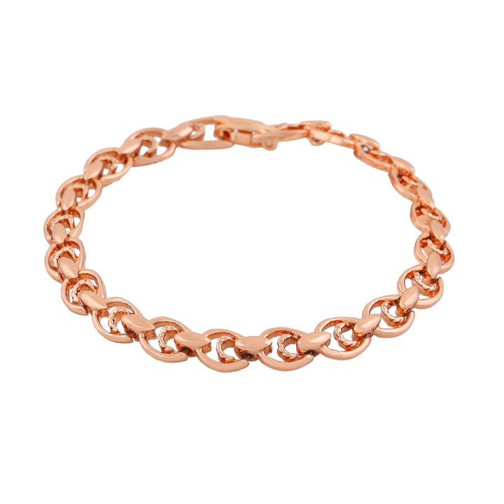 Estele Rose Gold Plated Hula Loop Bracelet for Women