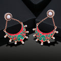Estele Rose Gold Plated Fascinating Earrings for Women