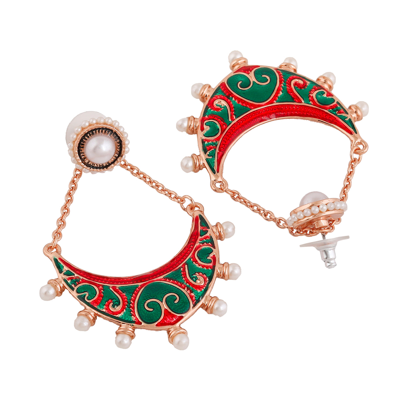 Estele Rose Gold Plated Fascinating Earrings for Women