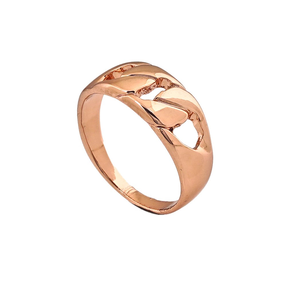 Estele Rose Gold Plated Adorable Finger Ring for Women