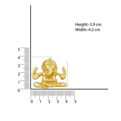 Estele Gold Plated Holy Ganesh Idol