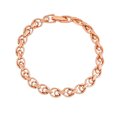 Estele Rose Gold Plated Hula Loop Bracelet for Women