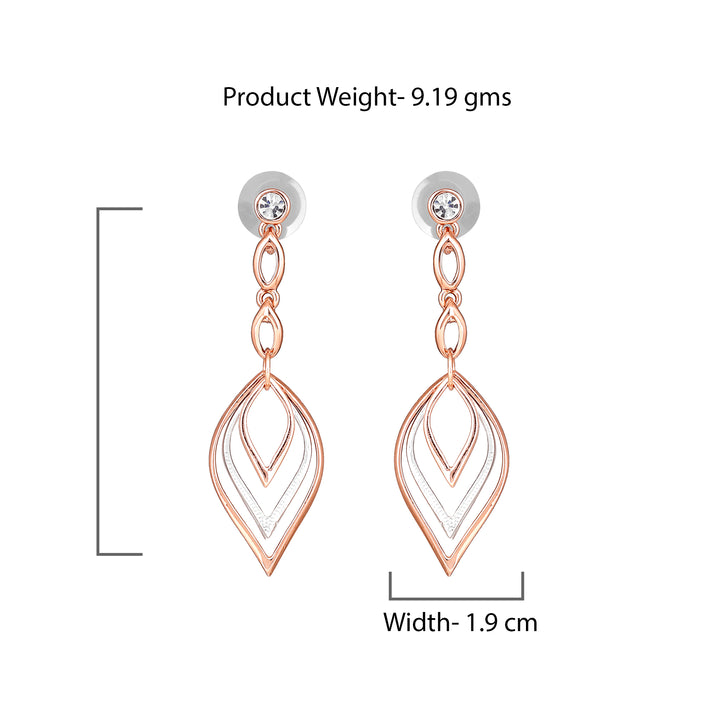 Two tone Dangle & Drop Earrings