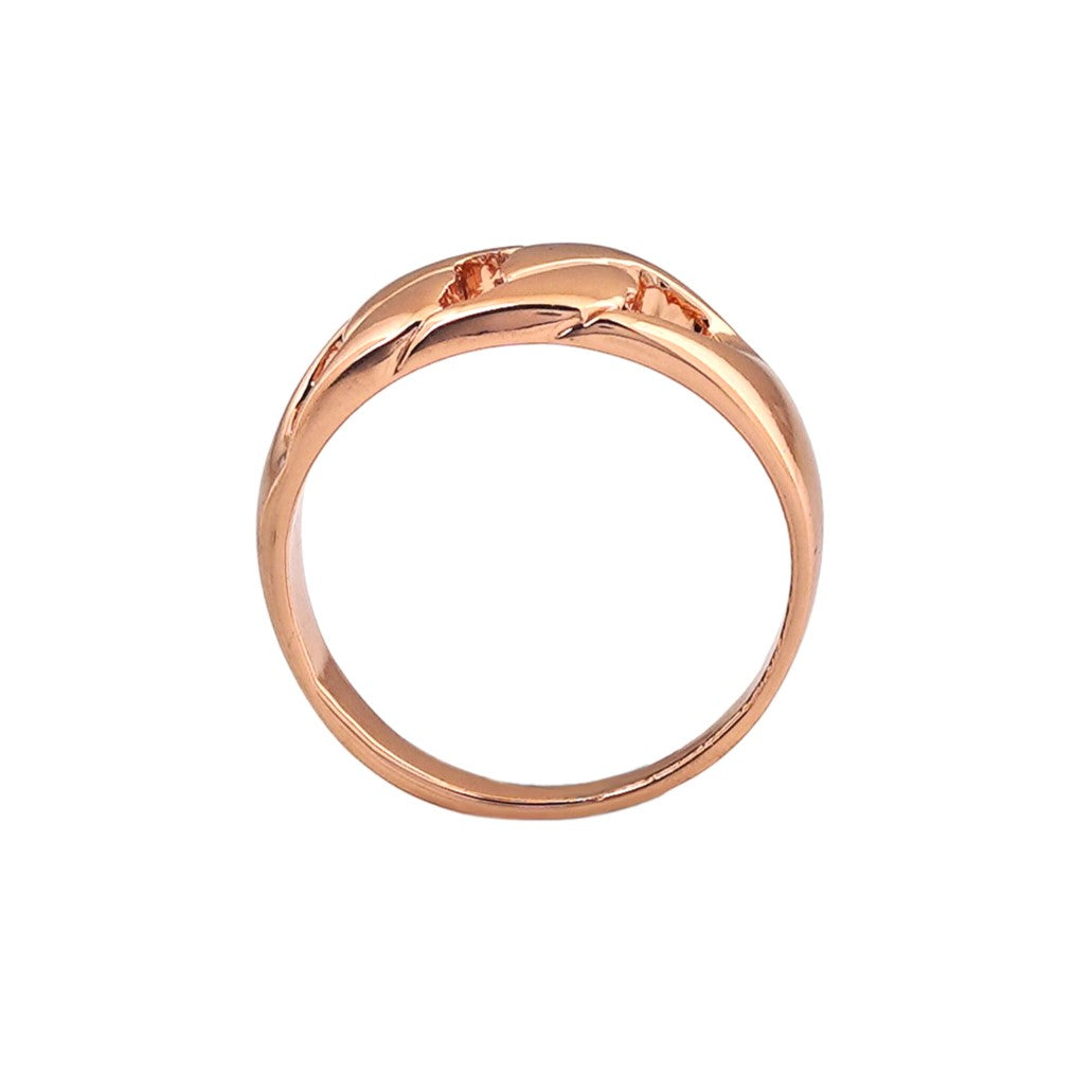 Estele Rose Gold Plated Adorable Finger Ring for Women