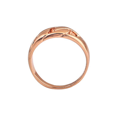 Estele Rose Gold Plated Adorable Finger Ring for Women