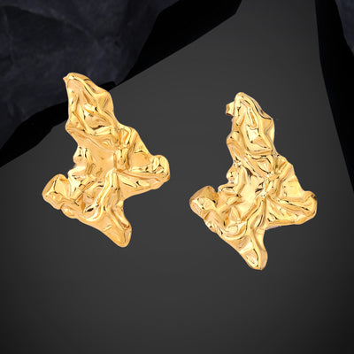 Estele Gold Plated Modern & Fancy Demifine Stud Earrings for Women