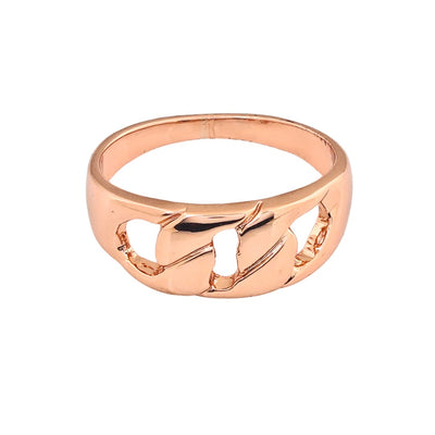 Estele Rose Gold Plated Adorable Finger Ring for Women