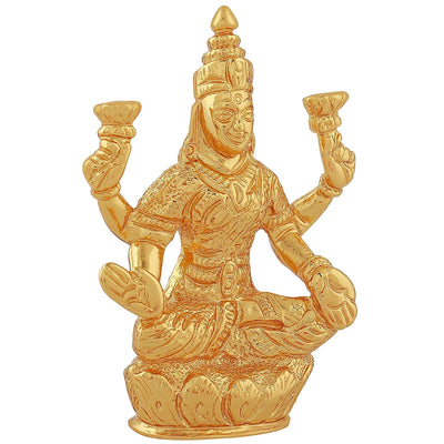 Estele Gold Plated Goddess Lakshmi Ji Idol