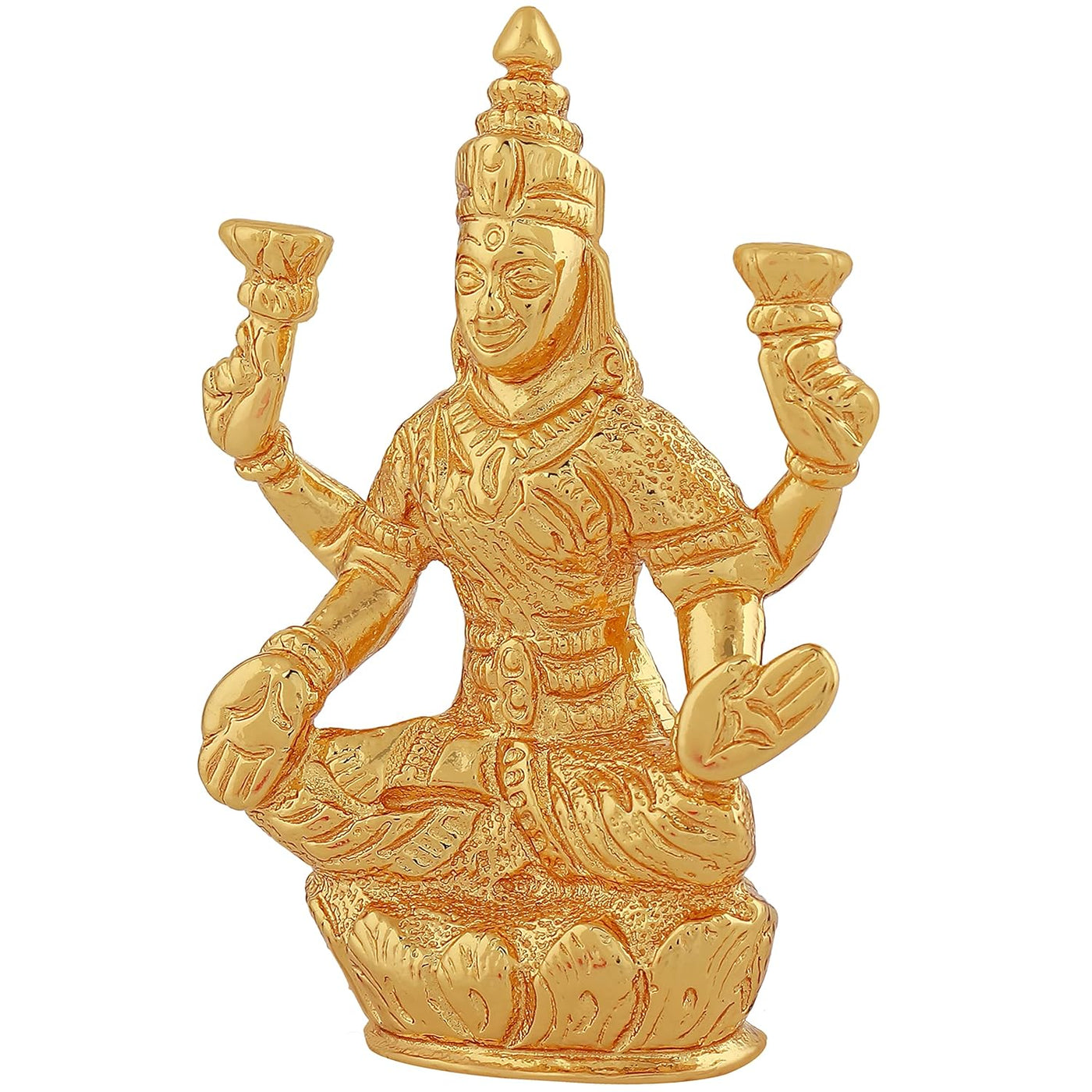 Estele Gold Plated Goddess Lakshmi Ji Idol