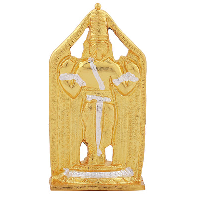 Estele Gold & Rhodium Plated Lord Venkateshwara (Tirupathi Balaji) Idol (2TN)