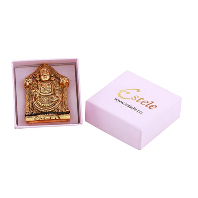 Estele Gold Plated Lord Venkateshwara (Tirupati Balaji) Idol