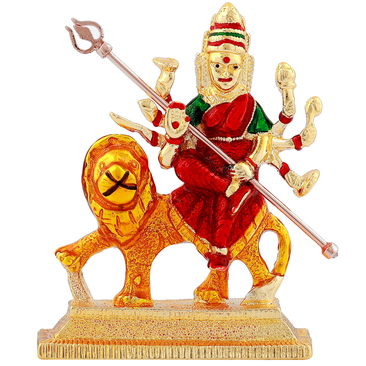 Estele Gold Plated Goddess Durga Mata Idol (IG-02A)