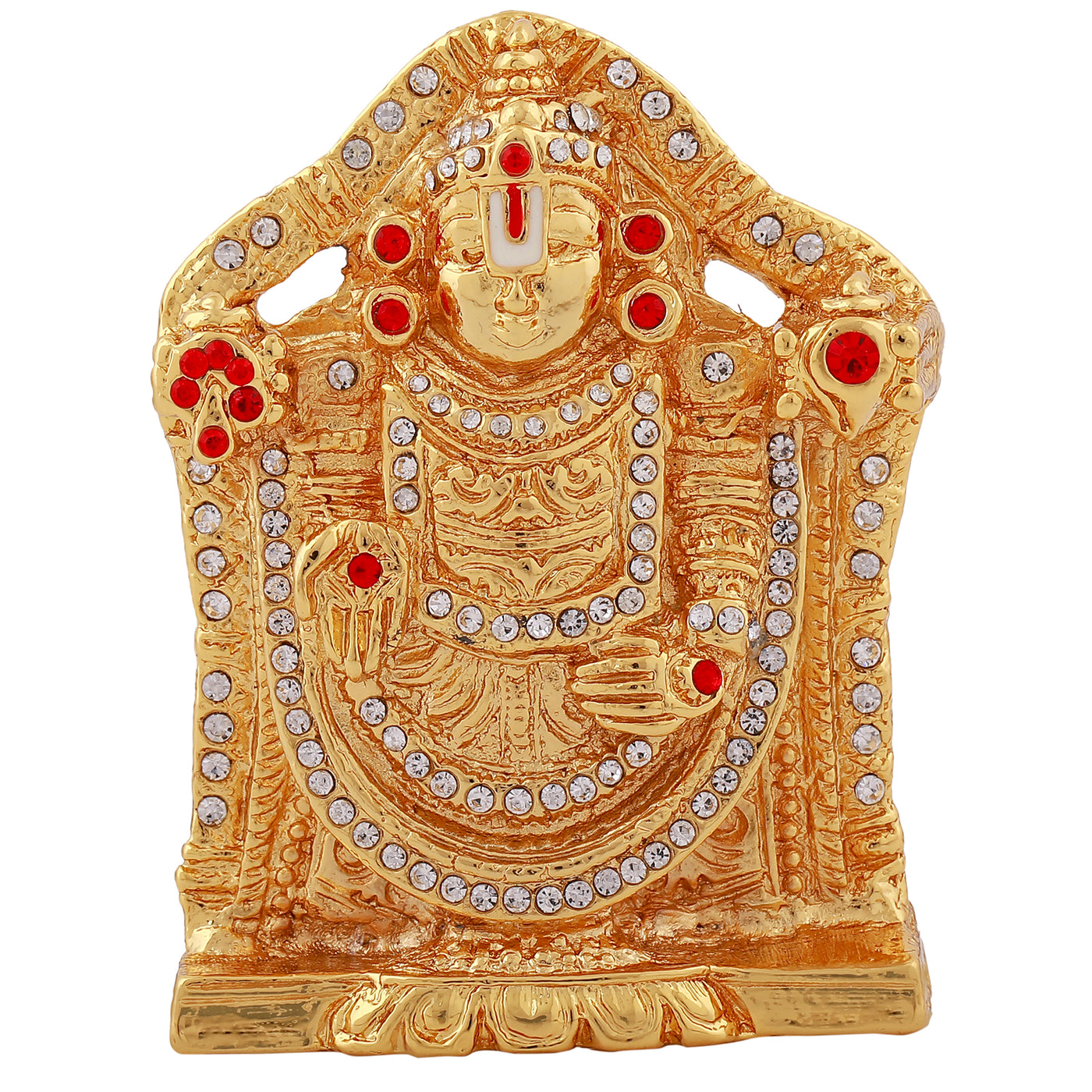 Estele Gold Plated Lord Venkateshwara (Tirupathi Balaji) Idol (05BG)